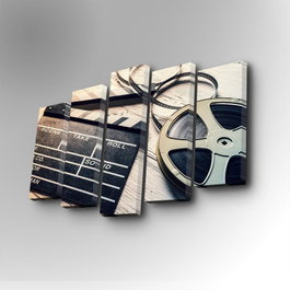 Wallity Cuadro Decorativo en Lienzo 5 Piezas Multicolor 5PUC-074